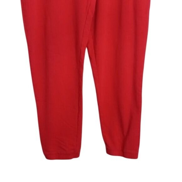 Armani Exchange Size L Pants Joggers Flaw Red Athletic Sweats Pockets Leisure - Picture 8 of 11